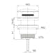 Bottenventil Lavabo Universal Pop-up