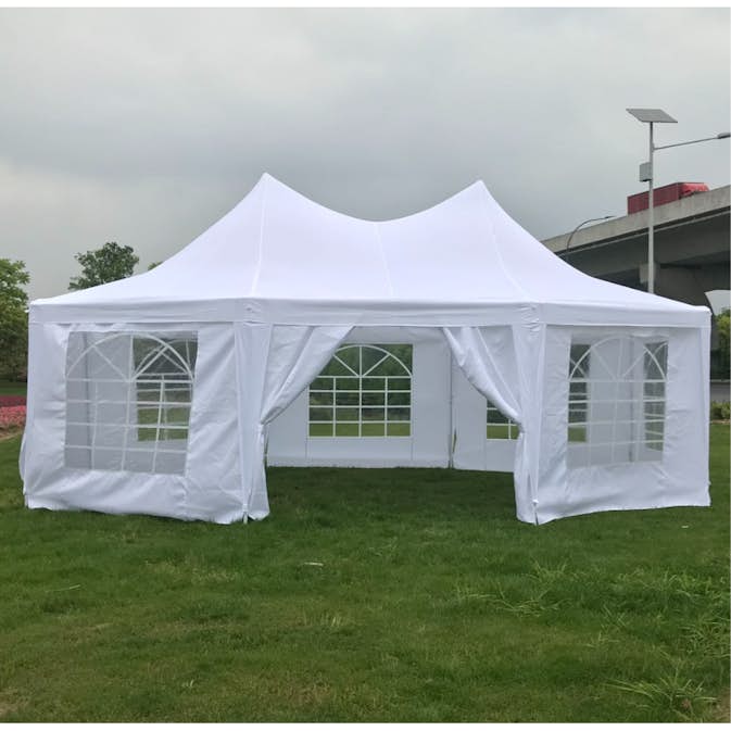 Partytält Green Land 5x6,8 m Octagon