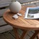 Loungebord Venture Home Kenya Runt Cafébord i Teak