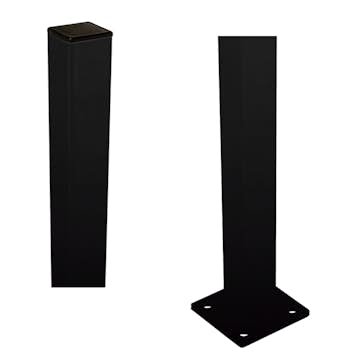 Stålstolpe PLUS Med Fot