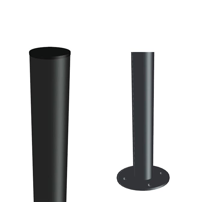 Stålstolpe PLUS till Fundament Ø42,4mm