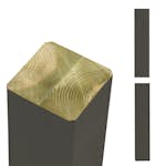 Limträstolpe PLUS Jämnt Avskuret Ändar Umbragrå