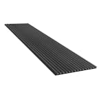 Akustikpanel Evella VN40 svart 2400 x 600 mm