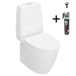 Toalettstol Ifö Vinta Art Rimfree Turboflush med WC-Lim