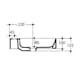 Tvättställ Lavabo Cento 700 mm