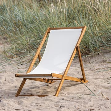 Loungestol Utomhus Venture Home Peachy Justerbar & Hopfällbar Solstol i Trä