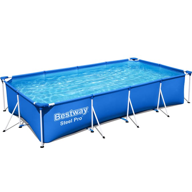 Stålramspool Bestway Steel Pro 4x2m Ovanmarkspool Blå