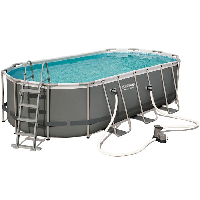 Poolpaket Bestway Power Steel 5,5 x 2,7 m Oval