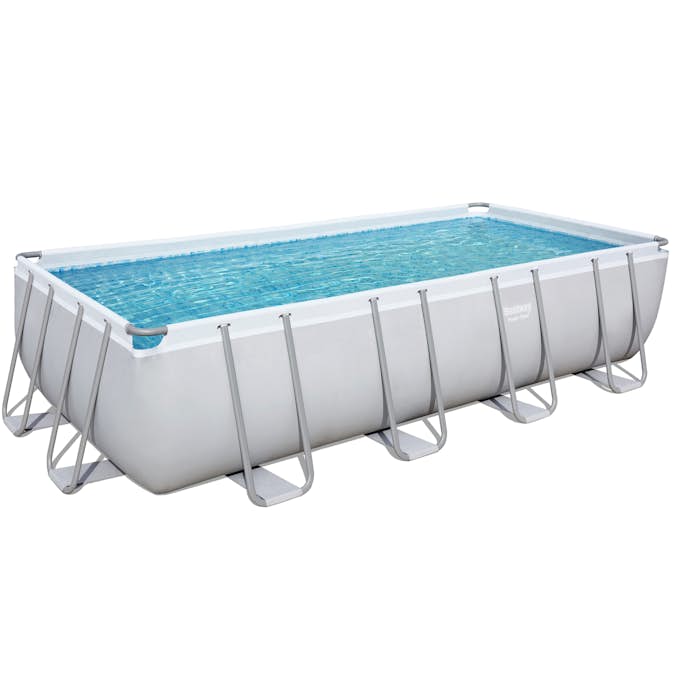 Poolpaket Bestway Power Steel 4,9 x 2,4 m Stålramspool Ovanmark med Filterpump