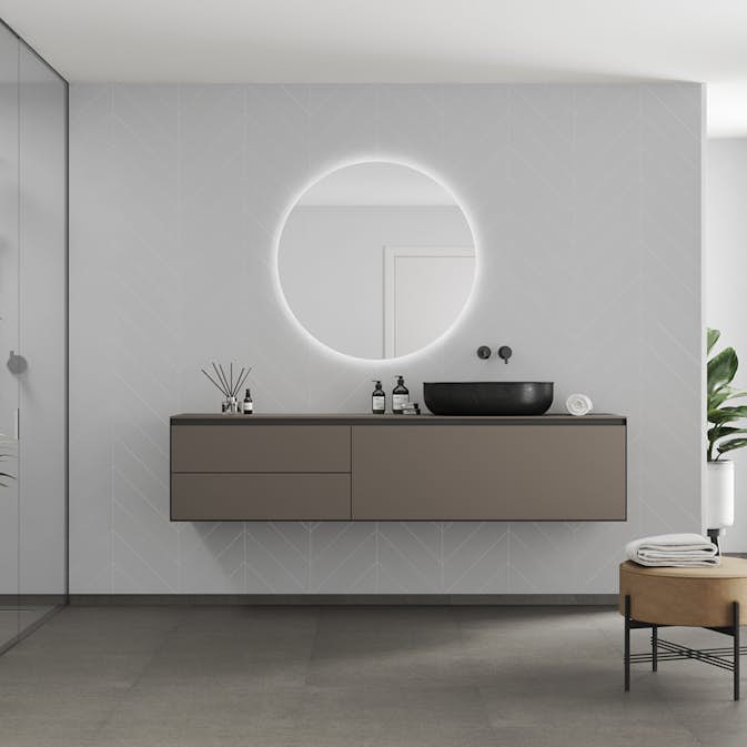 Våtrumsskiva Fibo 2090-M78 EM Light Grey 10x620x2400 mm