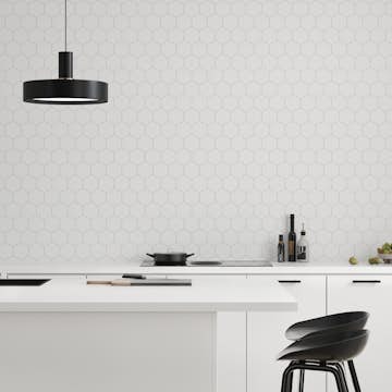 Stänkskyddsskiva Fibo 2094-M71 S White 10x620x2400 mm