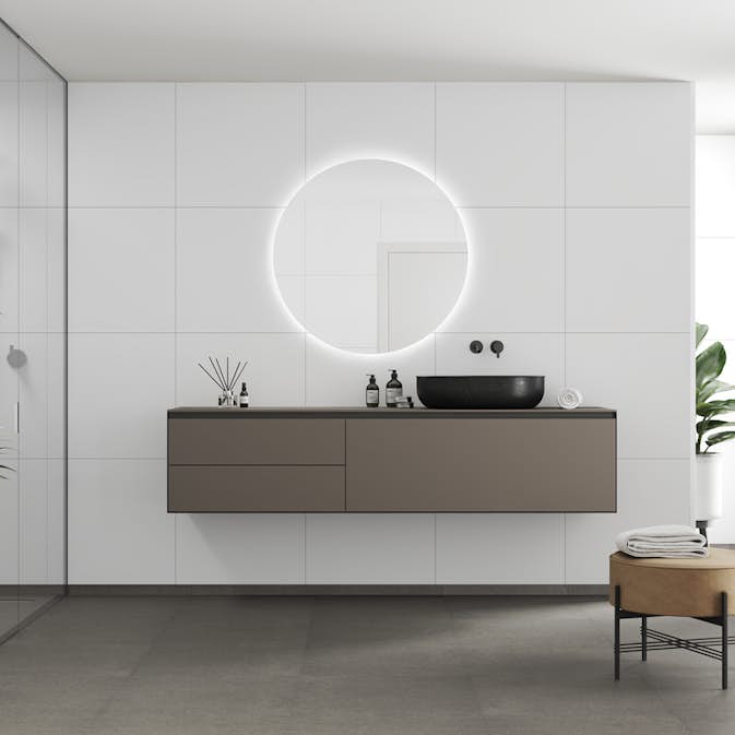 Våtrumsskiva Fibo 2099-M6060 S White Contrast 10x620x2400 mm