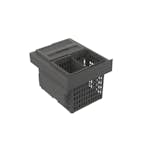 Källsorteringskärhållare Beslag Design Select Side Eco Mörkgrå