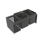 Källsorteringskärhållare Beslag Design Cube Compact 800 Eco