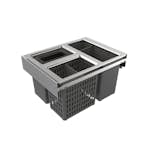 Källsorteringskärhållare Beslag Design Hide 600 Eco