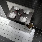 Klinker Lhådös Life Vit Marmor 20x20 cm