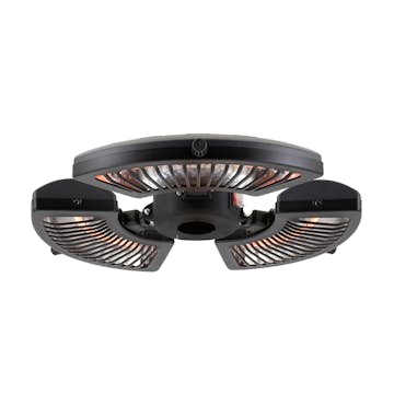 Terassvärmare Hortus Parasoll 800/1600/2400 W Svart