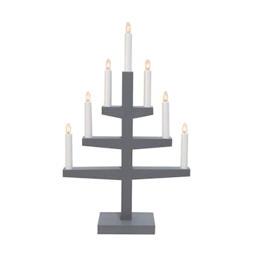 Ljusstake Star Trading Trapp 7-armad Adventsljusstake