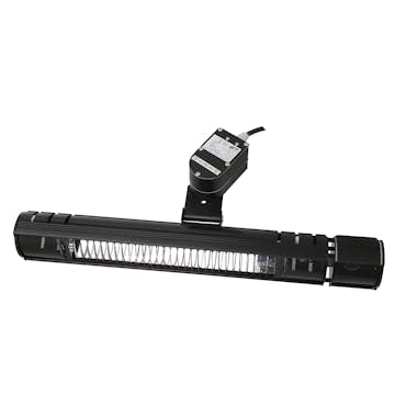 Terassvärmare Heat1 2000W Svart Med Svängning