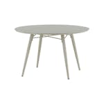Utebord Venture Home Lina Ø120 cm Matbord i Trä & Aluminium, Beige