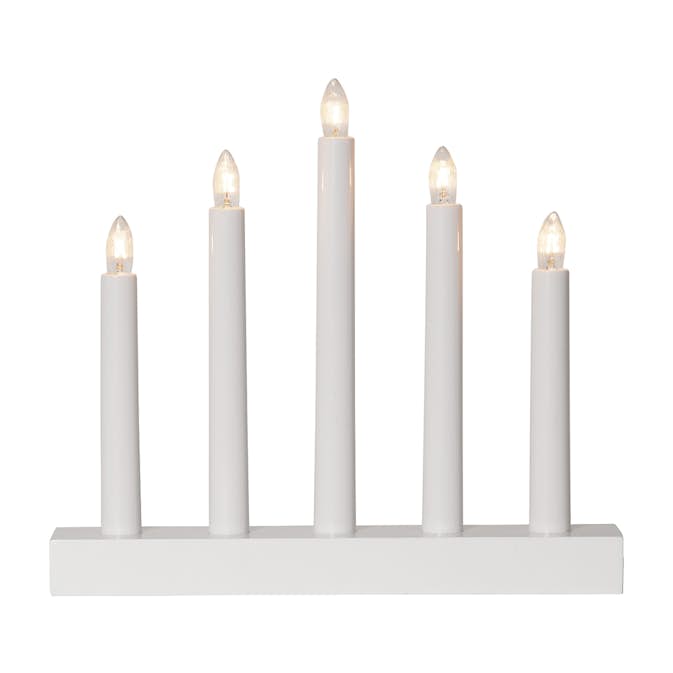 Ljusstake Star Trading Inez 5-armad Adventsljusstake