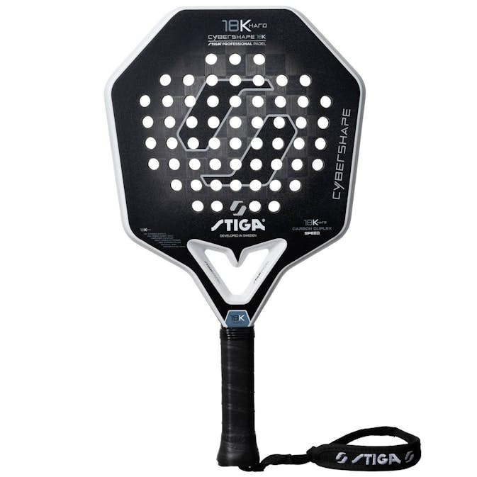 Padelracket Stiga Sports 18K Hard Cybershape