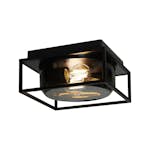 Plafond Nordlux Griffin Rökfärgad Takplafond Metall