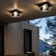 Plafond Nordlux Griffin Rökfärgad Takplafond Metall