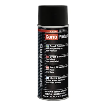 Täckfärg CorroProtect Färg Matt Svart