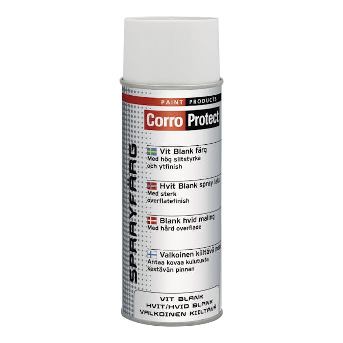 Täckfärg CorroProtect Färg Spray Vit