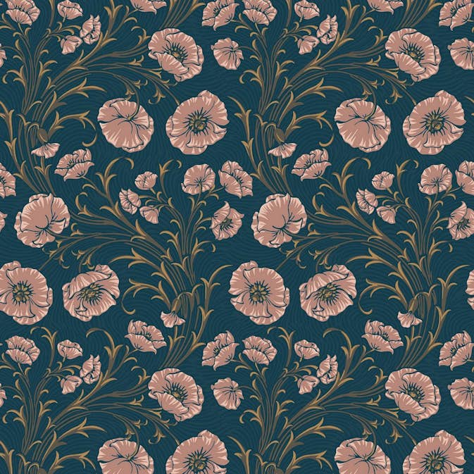 Tapet Boråstapeter Poppy Flow 2272