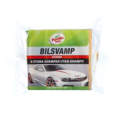 Tvättsvamp Turtle Wax Bilsvamp 4-pack