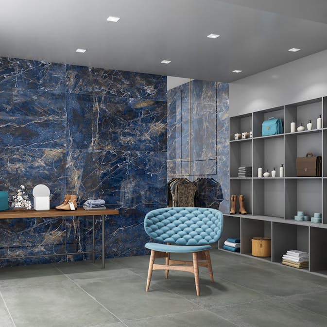 Klinker Netto Ceramika Ocean Blue High Glossy 60x120 cm