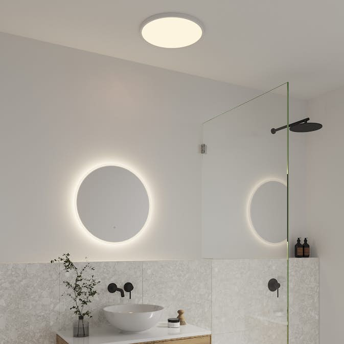 Spegelbelysning Nordlux Dovina 60 Vägglampa för Badrum med LED-belysning