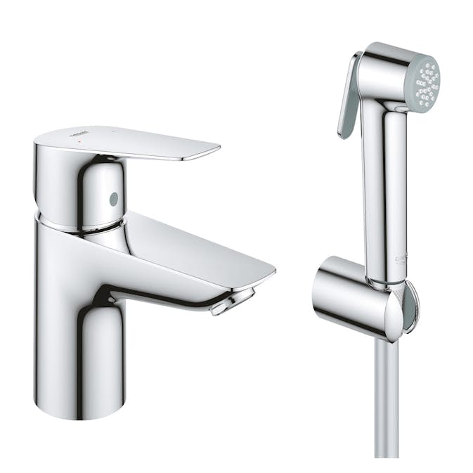 Tvättställsblandare Grohe Start Edge S 23773001 med Sidodusch