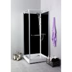 Duschkabin Noro Ocean Rak Svart