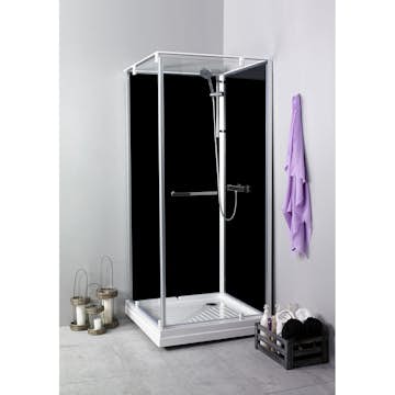 Duschkabin Noro Ocean Rak Svart