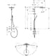 Takduschset Hansgrohe Pulsify S Puro Showerpipe 260 1jet med Ecostat Fine 160cc