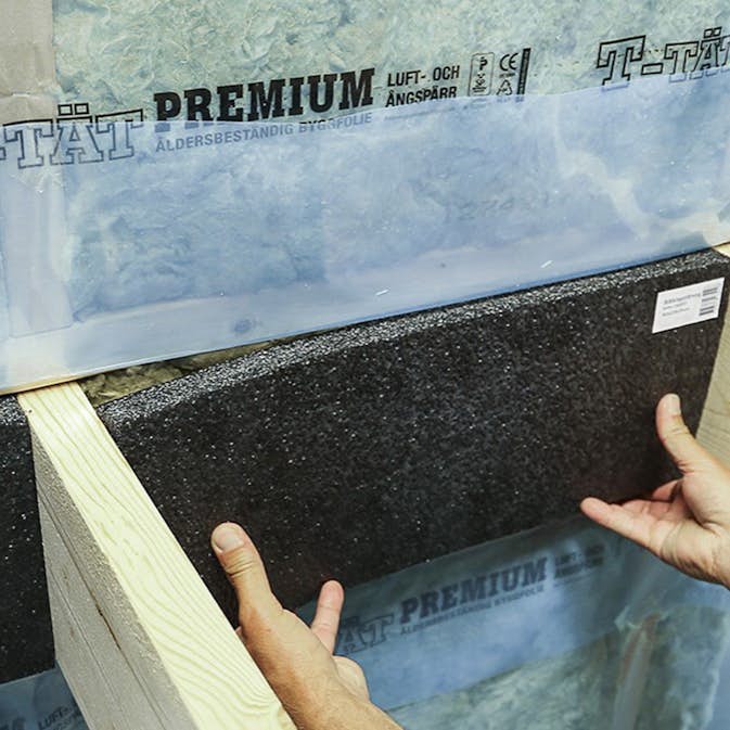 Bjälklagstätning Tecca 565x225x35 mm