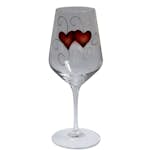 Vinglas Nybro Crystal Heart Crystal Ink 35 cl