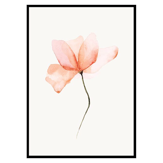 Poster Gallerix Watercolor Flower