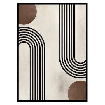 Poster Gallerix Broad Geometric No1