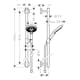Duschset Hansgrohe Raindance Select S 3jet