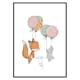 Poster Gallerix Animals And Balloons No1