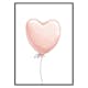 Poster Gallerix Heart Shaped Balloon