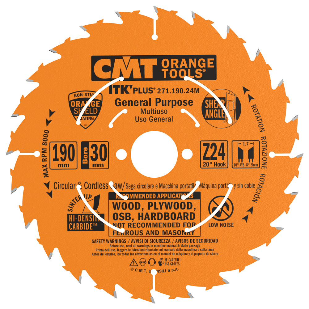 CMT Orange Tools 271.235.36 M handcirkelzaag (Ultra ITK) 235 x 1,7 30 Z 36
