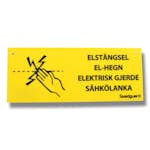 Varningsskylt Swedguard Elstängsel 1