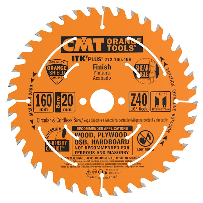 Sågklinga CMT Orange Tools ITK-Plus Kapning