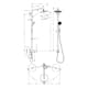 Takduschset Hansgrohe Croma Showerpipe 220 1jet Reno