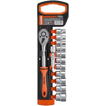 Hylsnyckelsats Harden 3/8 13-delar